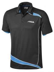 Stiga Polo Discovery Noir/Diva Bleu