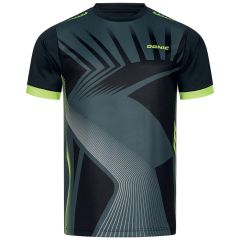 Donic T-Shirt Sector Noir/Gris/Lime