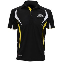 Dsports Polo EVOLUTION Noir/Jaune/Blanc