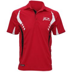 Dsports Polo EVOLUTION Rouge/Noir/Blanc