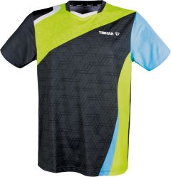 Tibhar TT-Shirt Sol Jaune/Gris