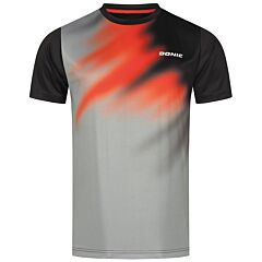 Donic T-Shirt Furious Noir/Rouge