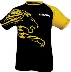 Donic T-Shirt Lion Noir/Jaune