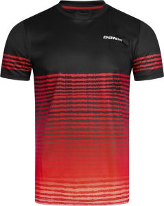 Donic T-Shirt Tropic Noir/Rouge