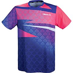 Tibhar TT-Shirt Corner Bleu/Rose