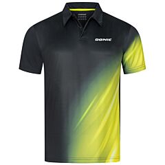 Donic Polo Flame Noir/Jaune