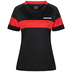 Donic Polo Nitro Lady Noir/Rouge