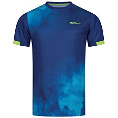 Donic T-Shirt Axion Marine/Vert Citron