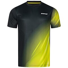 Donic T-Shirt Drop Noir/Jaune