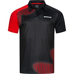 Donic Polo Caliber Noir/Rouge