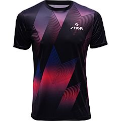 Stiga T-Shirt Pro Noir/Rose