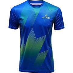 Stiga T-Shirt Pro Bleu Royal/Vert