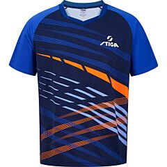 Stiga Polo Pluton Bleu Foncé/Orange