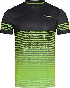 Donic T-Shirt Tropic Noir/Vert Citron