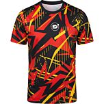 Dandoy T-Shirt Flash Rouge/Jaune