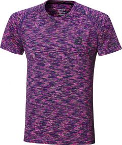 Andro T-Shirt Melange Multicolor Magenta/Bleu Foncé