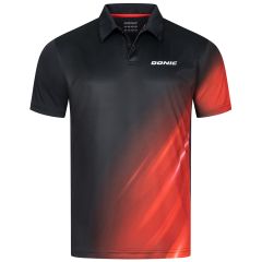 Donic Polo Flame Noir/Rouge