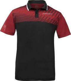 Donic Polo Makroflex (cotton) Rouge/Noir