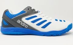 Andro Chaussures Cross Step 2 Blanc/Bleu