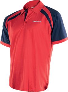 Tibhar Polo World Poly Rouge/Marine